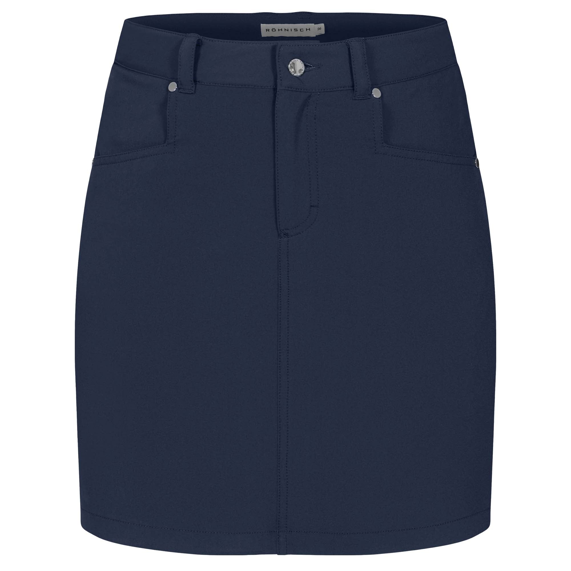 Rohnisch Chie Comfort Stretch Ladies Golf Skort Navy